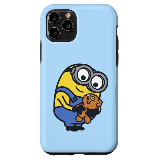 Funda para iPhone 11 Pro Minions Bob con Osito de Peluche