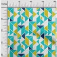 thumbnail image 1 of oneOone Tissu en Jersey de Viscose Parallélogramme & Triangle Imprimé Géométrique Tissu BTY 60 Pouces de Large, 1 of 5