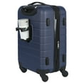 thumbnail image 6 of Travelers Club 20" 4 Spinner Wheels Expandable Spinner Rolling Carry-on with USB Port, 6 of 7