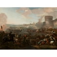 thumbnail image 3 of Jan Peter van Bredael II 24x19 Black Modern Framed Museum Art Print Titled - Battle, 3 of 5