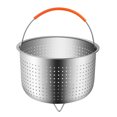 thumbnail image 1 of Cesta de vaporera de acero inoxidable multifunción para cocinar al vapor carne verduras frutas huevos colador inserto Inevent HA1204-00B, 1 of 2