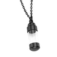 thumbnail image 4 of Collar con colgante de cremación, urna conmemorativa, joyería de recuerdo, cenizas colgantes desmontables Negro, 4 of 7