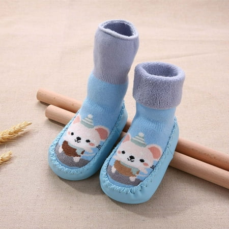 

TOWED22 Toddler Girl Sneaker Autumn And Winter Children Toddler Shoes Boys And Girls Floor Sports Shoes Flat Bottom Non Slip B