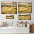 thumbnail image 4 of Designart 'Golden Grass Fields of Tuscany Italy' Country Print on Natural Pine Wood, 4 of 5