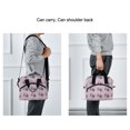 thumbnail image 6 of Insulated Crossbody Lunch Bag 10L Lunch Tote with Adjustable Shoulder Strap for Work Office Picnic Pink Vintage Roses Pattern, 6 of 6
