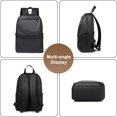 thumbnail image 2 of LinYooLi 15.6 inch Laptop Backpack for Men, Oxford Cloth Large Capacity Business Travel Bookbag Computer Daypack, 2 of 7
