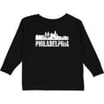 thumbnail image 3 of Inktastic Philadelphia Skyline Grunge Boys or Girls Long Sleeve Toddler T-Shirt, 3 of 5