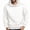 White, variant on Babcutegg Mens Long Sleeve Pullover Hoodie Comfort Cotton Fashion Sequin Casual Sweatshirt with Pocket Size M