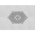 thumbnail image 1 of Ahgly Company Indoor Rectangle Patterned Platinum Gray Area Rugs, 5' x 7', 1 of 6