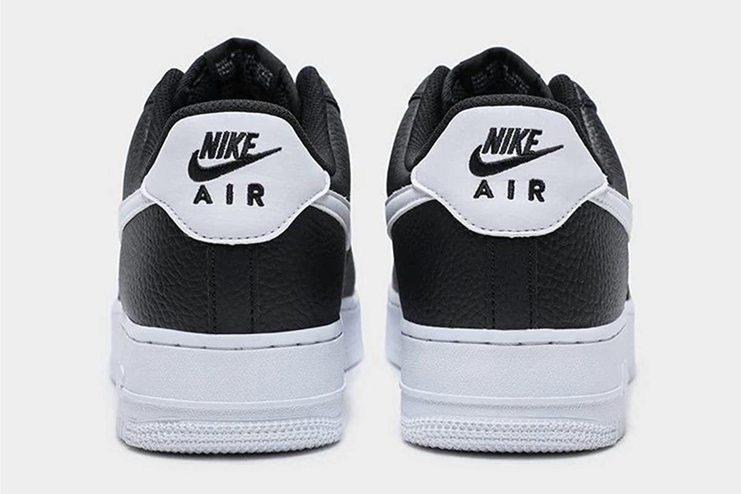 [CT2302-002] Mens Nike Air Force 1 Low '07 'Black White Pebbled Leather'