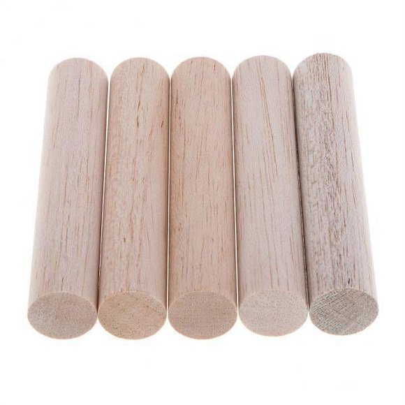 GUOOL 2x Tailles Assorties Bâtons en Bois de Balsa Tige Ronde Bricolage Ornements Enfant