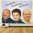 thumbnail image 5 of Divertido tapiz Meme Gaslight Gatekeep Girlboss Tapestries Bertram Gibby Bob Duncan Art Poster para el hogar, dormitorio, sala de estar, dormitorio universitario, decoración de 59.8 x 48.0 in oso de fresa Electrónica, 5 of 5