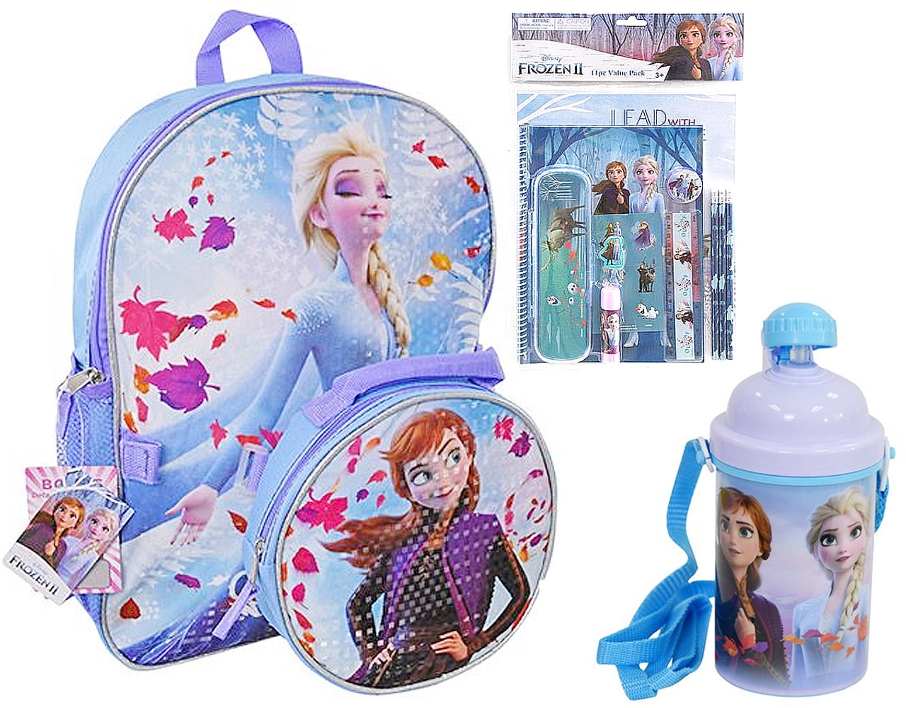 girls backpack and lunch box