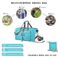 thumbnail image 4 of Bolsa de viaje Dimayar de 115 litros con compartimento para zapatos, impermeable, 4 of 8