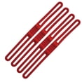 thumbnail image 1 of Wosthever Paquete de 4 correas de bicicleta de silicona para bicicleta, soporte para antorcha de ciclismo, accesorios fijos reutilizables para Ciclismo Rojo, 1 of 6