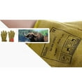 thumbnail image 3 of Guantelete de soldadura HEAVY DUTY perfecl Guantes de Seguridad de cuero Resistente al calor Amarillo, 3 of 8