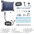 thumbnail image 2 of Irrigation Solar Auto Drip Irrigation System Solar Powered Drip Irrigation Kit Built-in 2200mAh Battery Supported 30 Pots 7 Timer Modes IP65 Waterproof Self Watering DIY Irrigation, 2 of 7