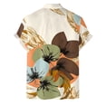 thumbnail image 4 of UAYOTSE Mens Button Down Short Sleeve Shirts Summer Beach Vacation Untucked Casual Tops Shirt,Sizes M, 4 of 7