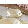 thumbnail image 5 of " OCCASIONS" 240 Bowls Pack, Heavyweight Disposable Wedding Party Plastic Bowls (14 oz Soup Bowl, Ivory & Gold Rim), 5 of 9