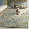 thumbnail image 3 of SAFAVIEH Antiquity Raschelle Oriental Wool Area Rug, Ivory/Green, 4' x 6', 3 of 11
