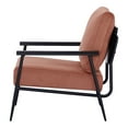 thumbnail image 2 of A&D Home Parker Polyester Corduroy Accent Chair, Orange, 2 of 8