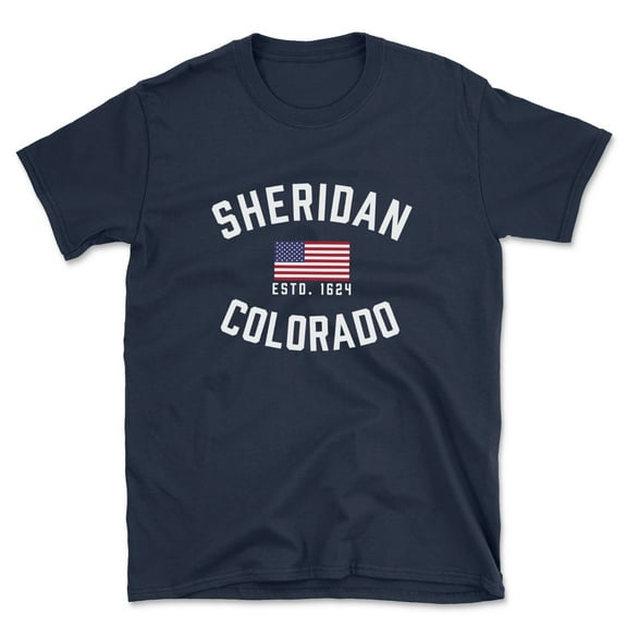 Sheridan Colorado Patriot Men's Cotton T-Shirt