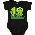 thumbnail image 3 of Inktastic 1st Birthday Prince Frog Boys Baby Bodysuit, 3 of 5