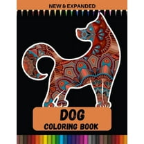 Dog Coloring Book (New & Expanded) : Adult Coloring Book (Paperback)