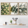 thumbnail image 2 of wall26 Framed Canvas Print Wall Art Green &amp; Yellow Tropical Pineapple Close Up Food Culinary Photography Realism Decorative Natural Vibrant Diet for Living Room, Bedroom, Office - 24"x36&quo, 2 of 5