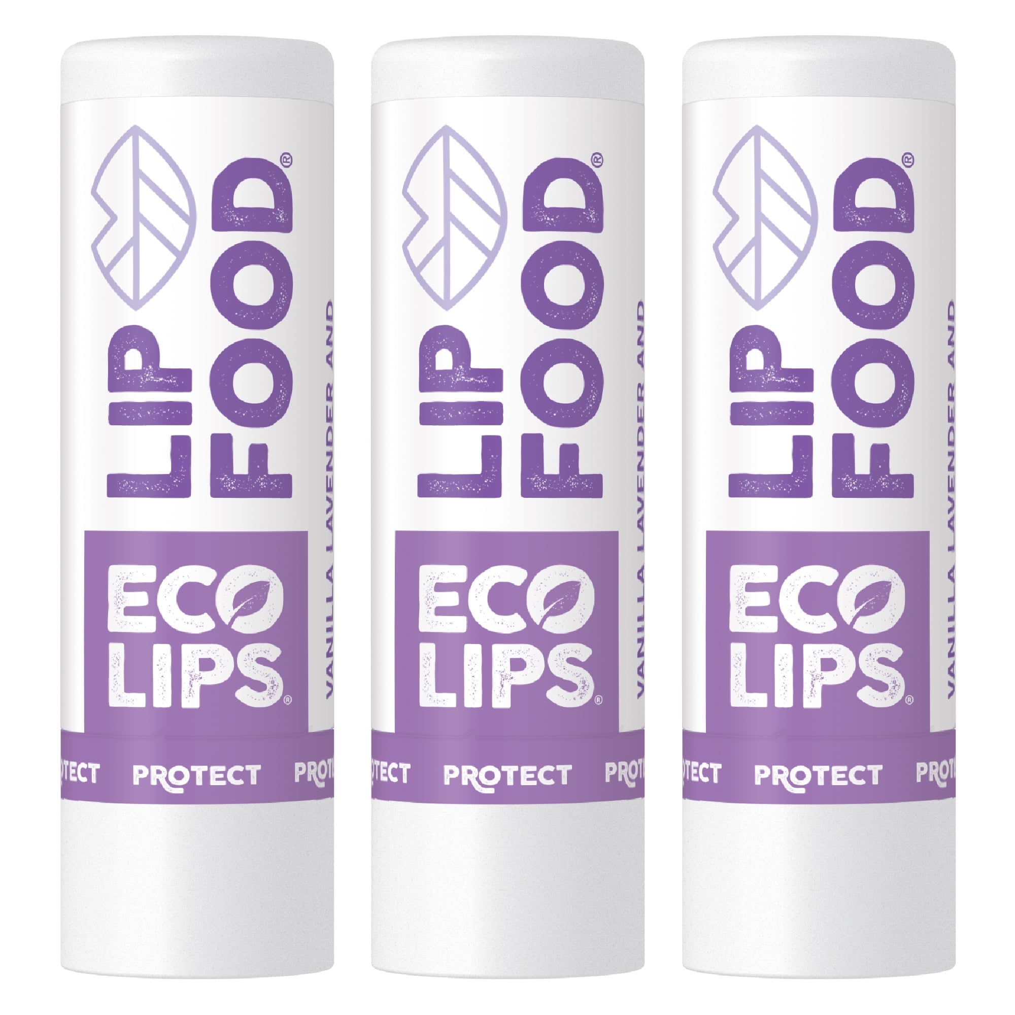 Eco Lips Lip Food Moisturizing Vanilla Lavender Lip Balm