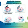 thumbnail image 4 of Papel y pegatinas para impresora térmica, 10 rollos para miniimpresora, 4 of 6
