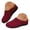 Red, variant on Clogs for Women Comfortable Arch Support Closed Toe Sandals Backless Low Wedge Slip on Shoes Indoor Outdoor Walking Slides Black Size 7.5
