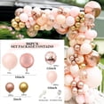 thumbnail image 2 of Kit de Arco de Globos de Oro Rosa 96 Piezas para Fiestas de Cumpleaños Duchas Bodas, 2 of 5