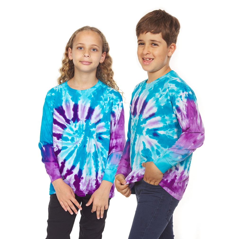 DARESAY Boys & Girls Tie Dye Tees Short Sleeve and Long Sleeve