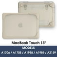 thumbnail image 2 of [PST] Apple Macbook Pro 13" (2017 / 2018 / 2019) Smart Case Cover, Transparent Hard Matte Shockproof Plastic Laptop Cover Case, 2 of 2