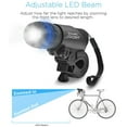 thumbnail image 4 of Aduro Sport Bike Light Flashlight Bicycle Headlight, Powerful 40X Brighter Bicycle LED Lights Battery Powered (3 AAA) Front Head Light Bike, 4 of 7