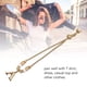 thumbnail image 4 of Pulsera Con Inicial De Letra, Pulsera Con Letra A, Acero Resistente De Color Dorado Para Fiesta, 4 of 7