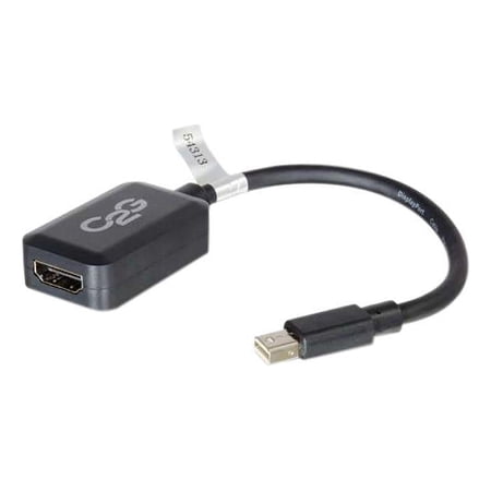 UPC: 0757120543138 | C2G 54313 Mini DisplayPort Male to HDMI Female Adapter Converter  TAA Compliant  Black (8 Inches)