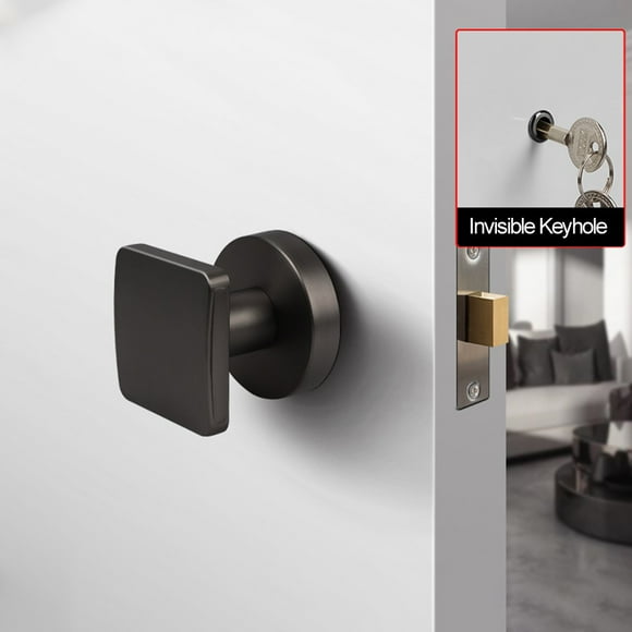 Invisible Door Lock Single Side Dark Door Lock Special Door Secret Room Lock Household Office Improvement Accessories