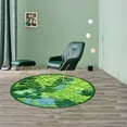 thumbnail image 5 of Non Slip Bath Rugs, Hwkond Round Green Moss Carpet, Imitation, Floor Mat For Bedroom And Living Room, Non-Slip Balcony Hanging Basket Floor Mat, Bedside Blanket For Bedroom,Green,31.5in, 5 of 8