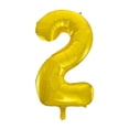 thumbnail image 3 of Unique Party 34 Inch Gold Glitz Number Balloon (0-9), 3 of 10