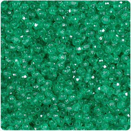 Natural 4mm Amethyst Round Bead - BeadTin Emerald Transparent 4mm Faceted Round Craft Beads (1250pcs)