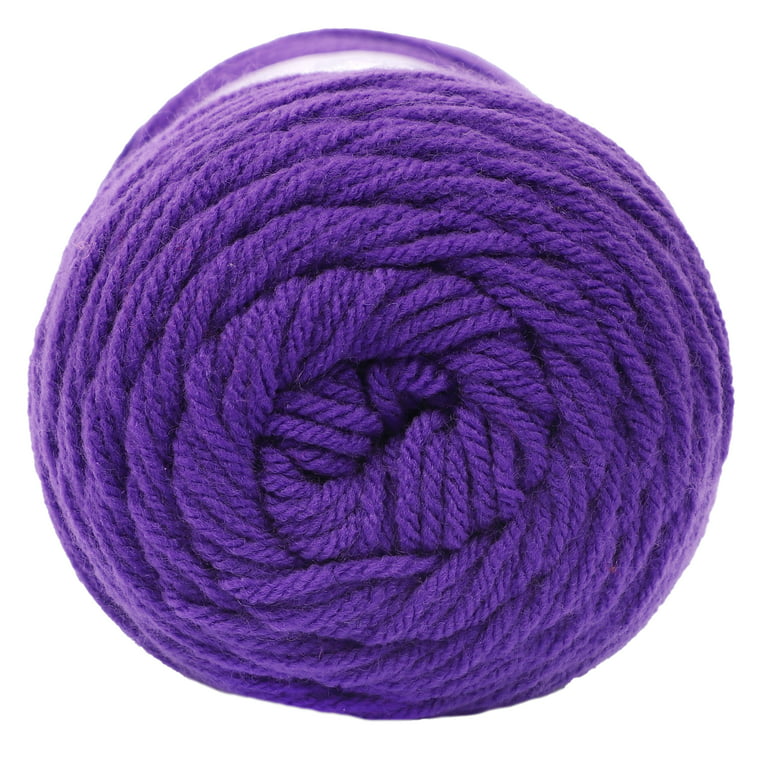 Mainstays Medium Acrylic Purple Yarn, 397 yd (16 Pack), Size: Medium (4)