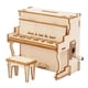 thumbnail image 4 of Rompecabezas de madera 3D para adultos, kit de modelo de piano, instrumento musical, regalo de cumpleaños. Estilo A, 4 of 9