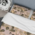 thumbnail image 4 of Designart 'Golden Foliage III' Mid-Century Modern Duvet Cover Set, 4 of 4