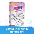 thumbnail image 5 of Junior Learning Fraction Dominoes: Skill Development in Fractions for Ages 6 and Up, Stored in Collector's Tin, 5 of 8