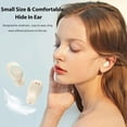 thumbnail image 2 of Micro Wireless Earbuds for Small Ear Canals 8H Playtime Touch Control 50H Charging Case LED Power Display-Black, 2 of 6
