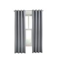 thumbnail image 4 of Maria Light Filtering Grommet Curtain Panel Pair 52" x 84" in Grey, 4 of 6