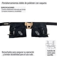 thumbnail image 3 of Porta Herramientas Doble de Poliéster, 10 Compartimentos, IUSA negro, 3 of 3