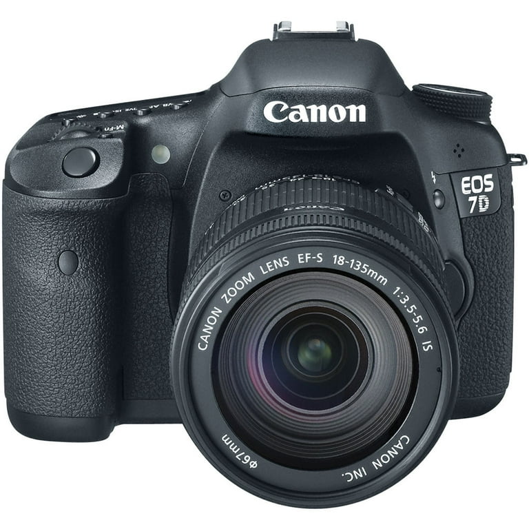 Canon EOS 7D DSLR Camera with 18-135mm Kit (3814B016) + 32GB